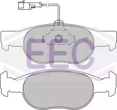 EEC BRP0895 - Kit de plaquettes de frein, frein à disque cwaw.fr