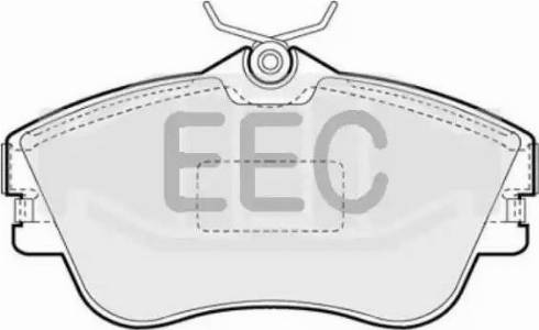 EEC BRP0848 - Kit de plaquettes de frein, frein à disque cwaw.fr