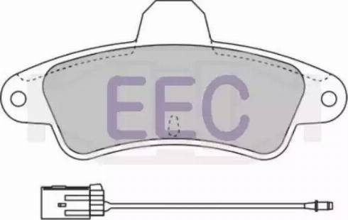 EEC BRP0807 - Kit de plaquettes de frein, frein à disque cwaw.fr