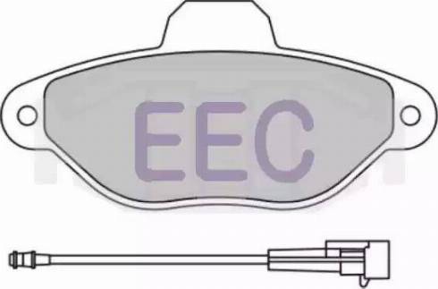 EEC BRP0812 - Kit de plaquettes de frein, frein à disque cwaw.fr