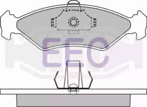 EEC BRP0882 - Kit de plaquettes de frein, frein à disque cwaw.fr