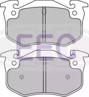 EEC BRP0771 - Kit de plaquettes de frein, frein à disque cwaw.fr