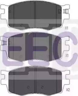 EEC BRP1491 - Kit de plaquettes de frein, frein à disque cwaw.fr