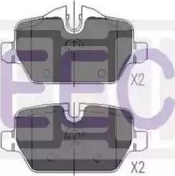 EEC BRP1459 - Kit de plaquettes de frein, frein à disque cwaw.fr