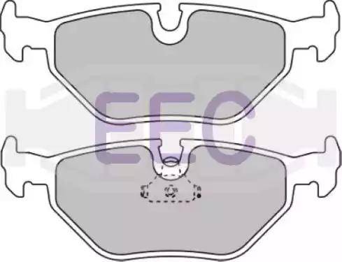 EEC BRP1045 - Kit de plaquettes de frein, frein à disque cwaw.fr