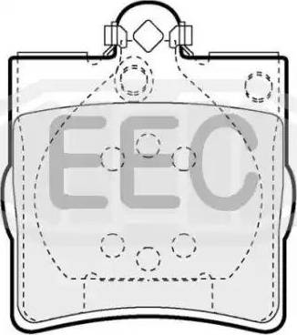 EEC BRP1063 - Kit de plaquettes de frein, frein à disque cwaw.fr