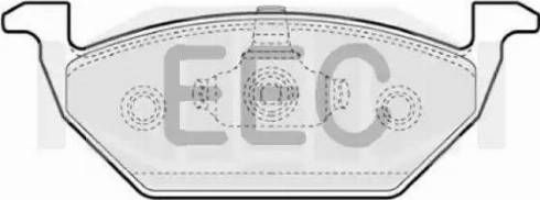 EEC BRP1062 - Kit de plaquettes de frein, frein à disque cwaw.fr