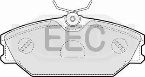 EEC BRP1141 - Kit de plaquettes de frein, frein à disque cwaw.fr