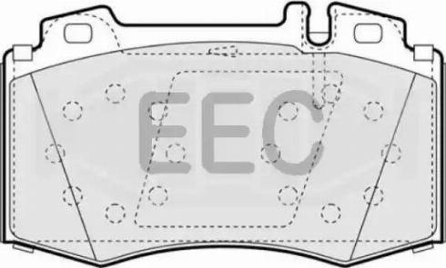 EEC BRP1153 - Kit de plaquettes de frein, frein à disque cwaw.fr