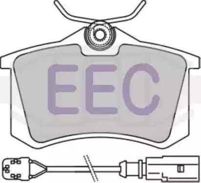 EEC BRP1157 - Kit de plaquettes de frein, frein à disque cwaw.fr