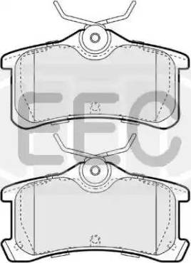 Klaxcar France 24535z - Kit de plaquettes de frein, frein à disque cwaw.fr