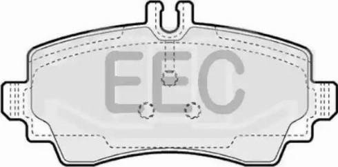 EEC BRP1294 - Kit de plaquettes de frein, frein à disque cwaw.fr