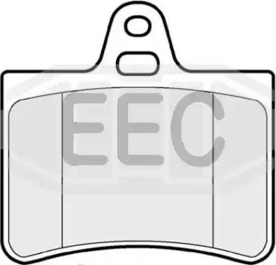 EEC BRP1233 - Kit de plaquettes de frein, frein à disque cwaw.fr