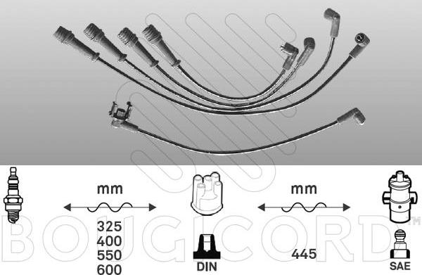 EFI 4486 - Kit de câbles d'allumage cwaw.fr