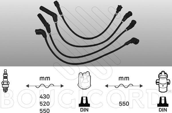 EFI 4015 - Kit de câbles d'allumage cwaw.fr