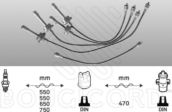 EFI 4012 - Kit de câbles d'allumage cwaw.fr