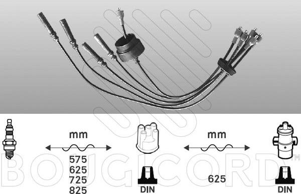 EFI 4038 - Kit de câbles d'allumage cwaw.fr