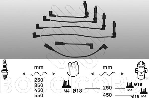 EFI 4156 - Kit de câbles d'allumage cwaw.fr