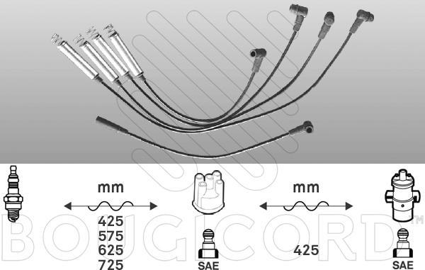 EFI 4122 - Kit de câbles d'allumage cwaw.fr