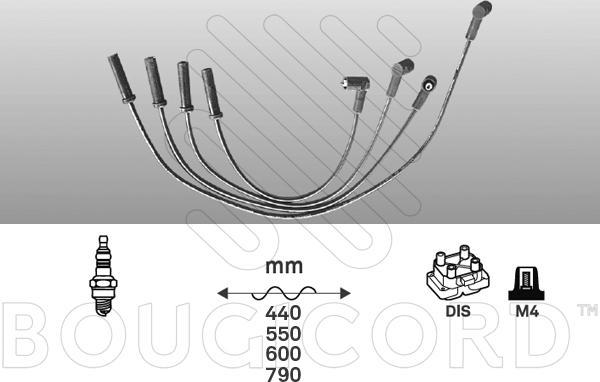 EFI 4333 - Kit de câbles d'allumage cwaw.fr