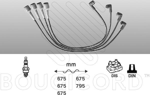 EFI 6204 - Kit de câbles d'allumage cwaw.fr