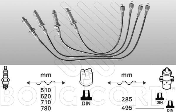 EFI 3545 - Kit de câbles d'allumage cwaw.fr