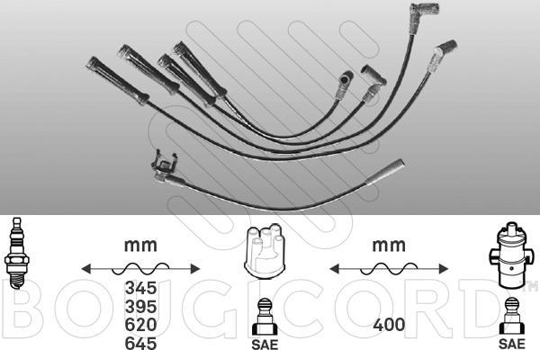 EFI 2456 - Kit de câbles d'allumage cwaw.fr