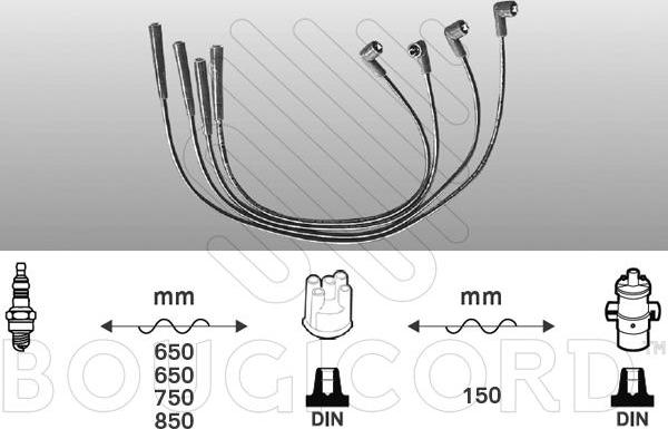 EFI 7129 - Kit de câbles d'allumage cwaw.fr