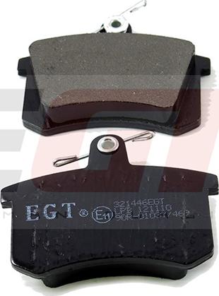 EGT 321446EGT - Kit de plaquettes de frein, frein à disque cwaw.fr