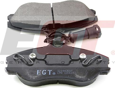 EGT 321443EGT - Kit de plaquettes de frein, frein à disque cwaw.fr