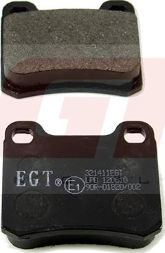 EGT 321411EGT - Kit de plaquettes de frein, frein à disque cwaw.fr