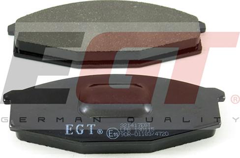 EGT 321417EGT - Kit de plaquettes de frein, frein à disque cwaw.fr