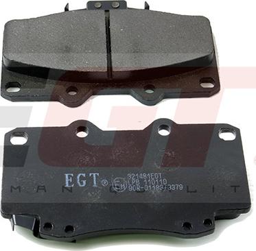 EGT 321481EGT - Kit de plaquettes de frein, frein à disque cwaw.fr