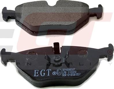 EGT 321436EGT - Kit de plaquettes de frein, frein à disque cwaw.fr