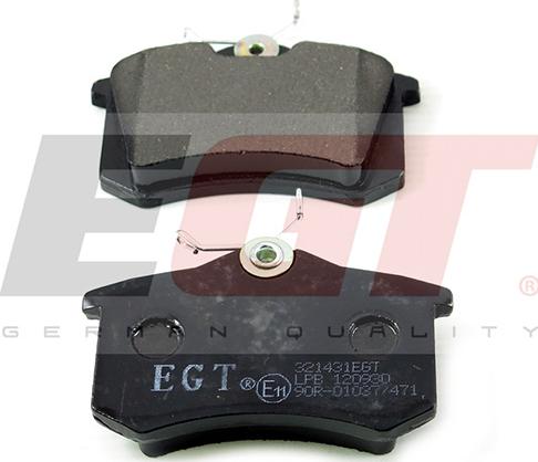 EGT 321431EGT - Kit de plaquettes de frein, frein à disque cwaw.fr