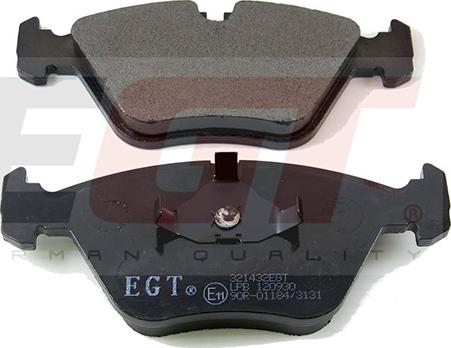 EGT 321432EGT - Kit de plaquettes de frein, frein à disque cwaw.fr