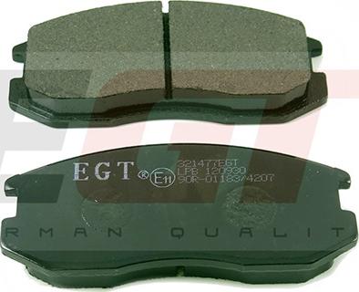 EGT 321477EGT - Kit de plaquettes de frein, frein à disque cwaw.fr