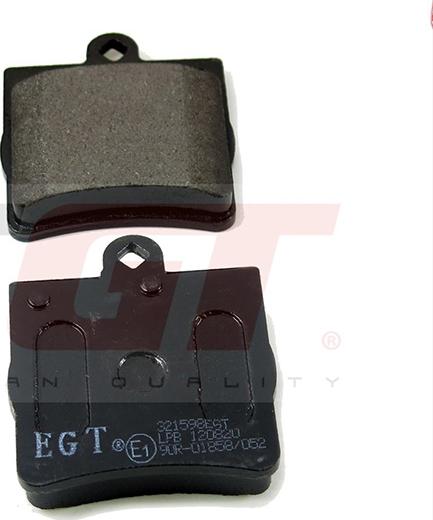 EGT 321598EGT - Kit de plaquettes de frein, frein à disque cwaw.fr