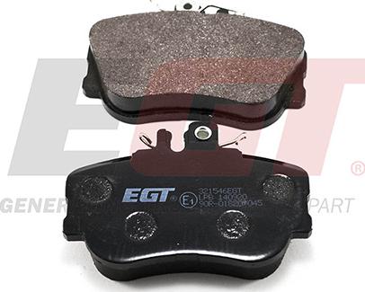 EGT 321546EGT - Kit de plaquettes de frein, frein à disque cwaw.fr