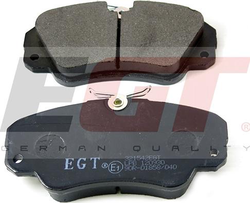 EGT 321542EGT - Kit de plaquettes de frein, frein à disque cwaw.fr