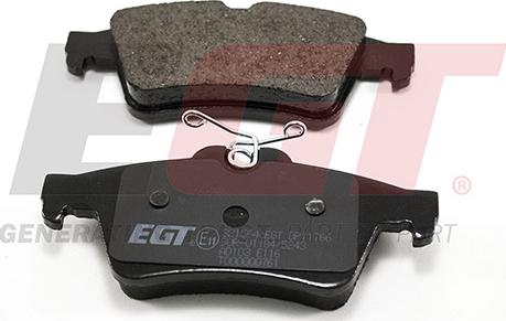 EGT 321564cEGT - Kit de plaquettes de frein, frein à disque cwaw.fr