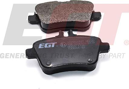 EGT 321582cEGT - Kit de plaquettes de frein, frein à disque cwaw.fr