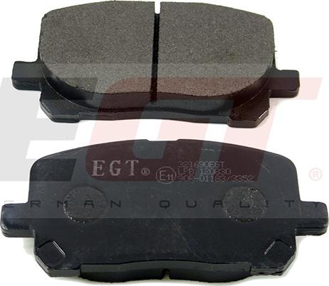 EGT 321690EGT - Kit de plaquettes de frein, frein à disque cwaw.fr