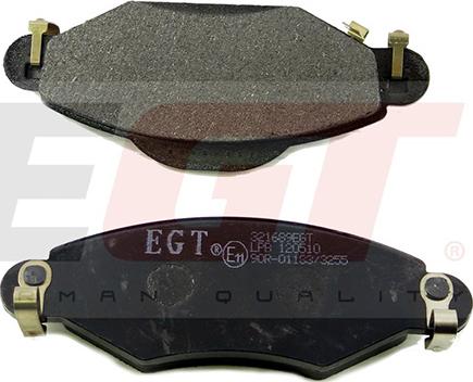 EGT 321689EGT - Kit de plaquettes de frein, frein à disque cwaw.fr