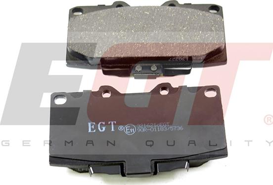 EGT 321621cEGT - Kit de plaquettes de frein, frein à disque cwaw.fr