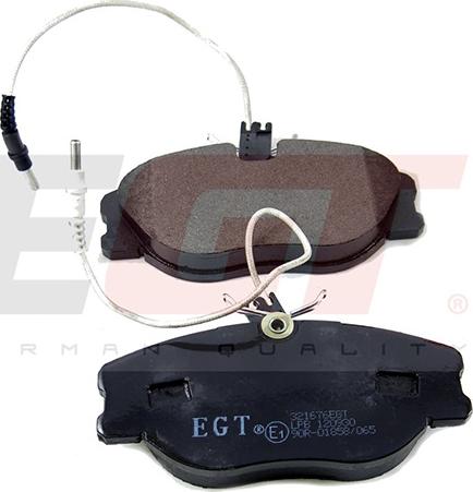 EGT 321676EGT - Kit de plaquettes de frein, frein à disque cwaw.fr