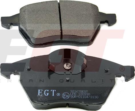 EGT 321678EGT - Kit de plaquettes de frein, frein à disque cwaw.fr