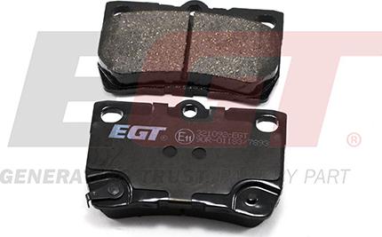 EGT 321092cEGT - Kit de plaquettes de frein, frein à disque cwaw.fr