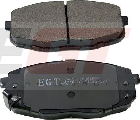 EGT 321046iEGT - Kit de plaquettes de frein, frein à disque cwaw.fr