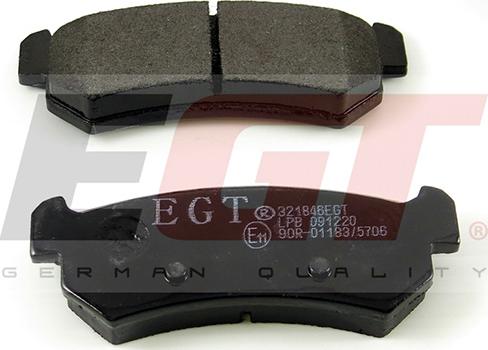 EGT 321846EGT - Kit de plaquettes de frein, frein à disque cwaw.fr